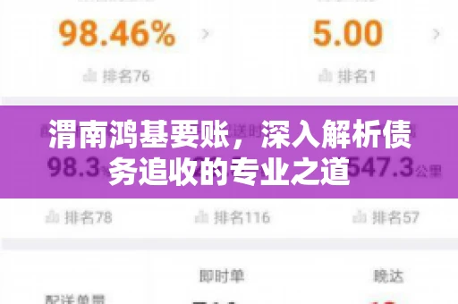 渭南鸿基要账，深入解析债务追收的专业之道