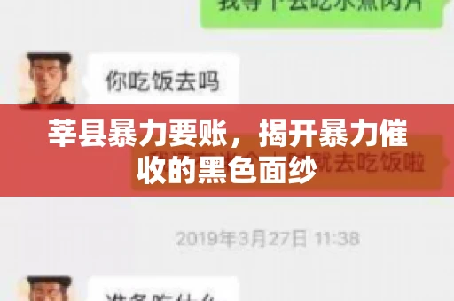 莘县暴力要账,揭开暴力催收的黑色面纱 莘县暴力要账,揭开暴力催收的黑色面纱