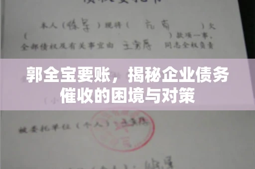 郭全宝要账，揭秘企业债务催收的困境与对策