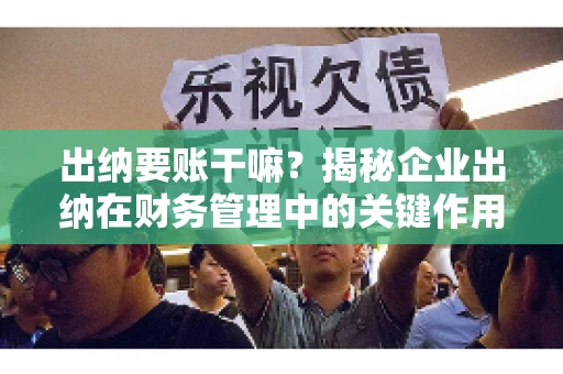 出纳要账干嘛？揭秘企业出纳在财务管理中的关键作用